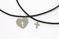 Thankgoods Freundschaft-Schmuckset Herz/Kreuz für 2 Menschen die Ihre Liebe auf eine ganz besondere Art teilen möchten!