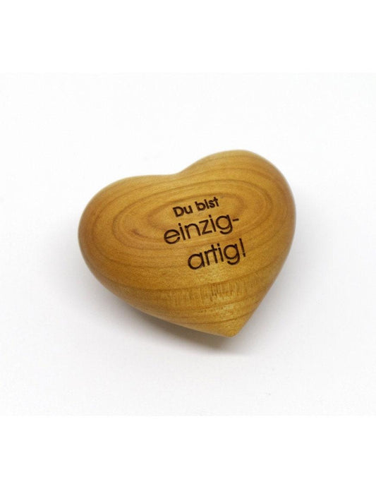 Thankgoods wooden heart You are unique!
